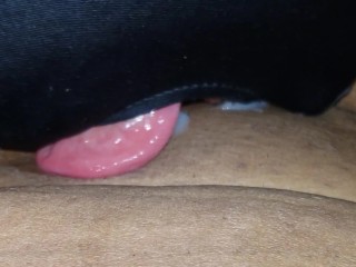 If you cum on me, you have to lick it all up!