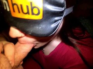 Amateur Lady Lucifer Gags On Cum