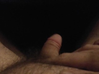 Playing With My Tiny Cock Before Bed