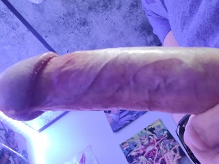 Super horny me with long no stimulation ruined orgasm, I drip, leak and ooze thick cum in your face