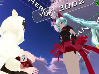 【SIXKEY】VRChat 藍髮紅衣 #26【日本語】青の髪 赤いの服