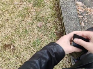 女装 レザー ジャケット スカート オナニー 調教 パンプス 黒パンスト 日本人