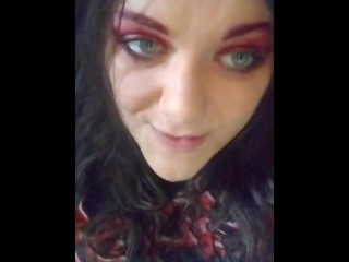 Toothless with double dildo smoking Marlboro red