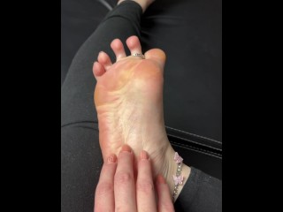 My cute feet from my POV for your foot fetish adventure