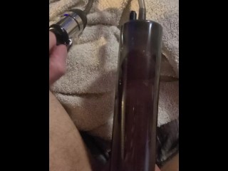 My 8 inch COCK getting pumped up