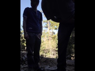 Ftm Fucked on Hike by Stranger left with Creampie