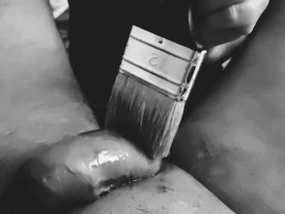 Paintbrush games , big cumshot at the end