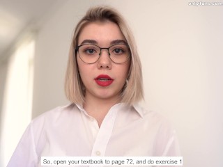 Student fucked a teacher on the table / POV - syndicete