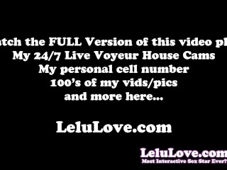 Battling through the flu & COVID test, topless panties JOI, TikTok & behind the scenes - Lelu Love
