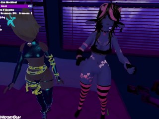 Trans Fox Girl Gets Filled With Lamb Sauce On Stream In VR