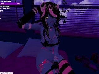 Trans Fox Girl Gets Filled With Lamb Sauce On Stream In VR