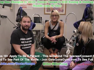 Channy Crossfire Embarassed, Gets Yearly Gyno Exam Physical From Doctor Tampa & Nurse Stacy Shepard!