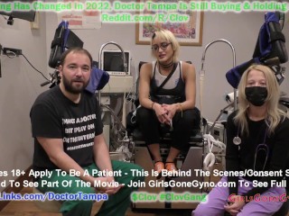 Channy Crossfire Embarassed, Gets Yearly Gyno Exam Physical From Doctor Tampa & Nurse Stacy Shepard!