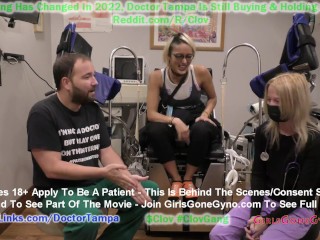 Channy Crossfire Embarassed, Gets Yearly Gyno Exam Physical From Doctor Tampa & Nurse Stacy Shepard!