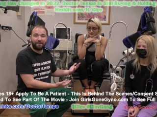 Channy Crossfire Embarassed, Gets Yearly Gyno Exam Physical From Doctor Tampa & Nurse Stacy Shepard!