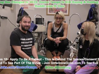 Channy Crossfire Embarassed, Gets Yearly Gyno Exam Physical From Doctor Tampa & Nurse Stacy Shepard!