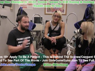 Channy Crossfire Embarassed, Gets Yearly Gyno Exam Physical From Doctor Tampa & Nurse Stacy Shepard!