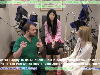 Become Doctor Tampa, Give Alexandria Wu Mandatory New Student Gyno Exam W/ Nurse Stacy Shepard Help!