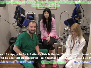 Become Doctor Tampa, Give Alexandria Wu Mandatory New Student Gyno Exam W/ Nurse Stacy Shepard Help!