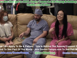 Become Doctor Tampa, Give Blaire Celeste Yearly Gyno Exam Physical W/ Help From Nurse Stacy Shepard