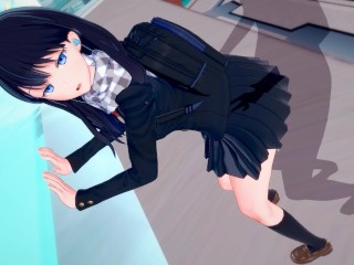 【RIKKA TAKARADA】【HENTAI 3D】【SHORT ONLY WALL DOGGYSTYLE POSE】【SSSS.GRIDMAN】