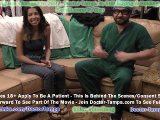Become Doctor Tampa, Perform 1st Gyno Exam EVER Of Sisters Aria Nicole & Angel Santana Side By Side!