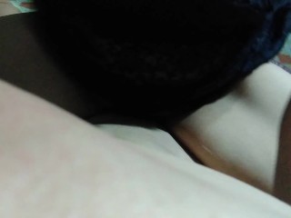 DRINKING PUSSY. MY HORNY WIFE SQUIRTING ON MY MOUTH.