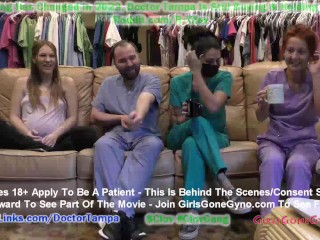 9 Month Pregnant Nurse Nova Maverick Lets Doctor Tampa, Nurse Stacy Shepard Play With New Ultrasound