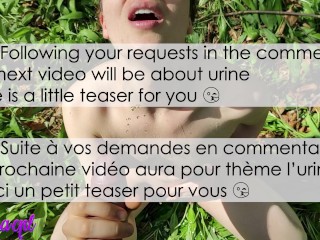 Elle Pisse dans la Forêt - Petit Teaser de la Prochaine Vidéo d'Urine en Extérieure