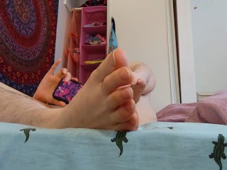 Foot Cam Feet Fetish I Try To FART Live Chaturbate PRIVATE SHOW! I can't farting! I flex anus moan