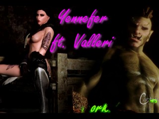 Yennefer & Borkul the Beast ft. Valleri - Skyrim Porn