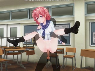 3D HENTAI Lifting fuck schoolgirl