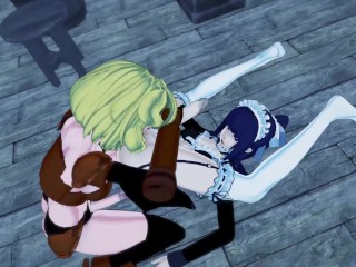 Overlord - Futa Naberal Gamma vs Futa Clementine