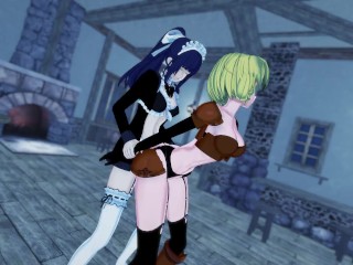 Overlord - Futa Naberal Gamma vs Futa Clementine