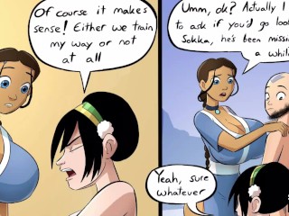 Avatar The Last Air Bender - Hard Work Grown up Parody Porn Comic