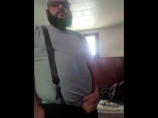 Fully clothed fat arab masterbating 