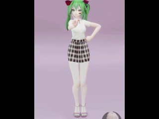 HATSUNE MIKU UNDRESS DANCE HENTAI NUDE VERTICAL SCREEN 3D DARK GREEN HAIR COLOR EDIT SMIXIX