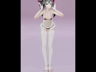 HATSUNE MIKU UNDRESS DANCE HENTAI NUDE VERTICAL SCREEN 3D DARK GREEN HAIR COLOR EDIT SMIXIX