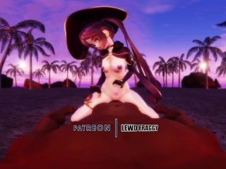 Genshin Impact - Mona Pjanoo & Cowgirl [VR 4K UNCENSORED HENTAI ]