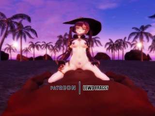 Genshin Impact - Mona Pjanoo & Cowgirl [VR 4K UNCENSORED HENTAI ]