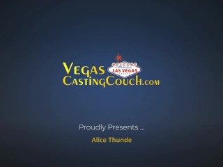 Alice Thunder - Very Cute Latina First Casting In Las Vegas- POV Action -Reverse Cowgirl- More!