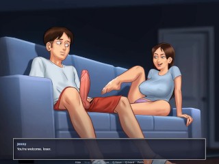 Summertime Saga: She Got Caught  Watching Porn And Masturbating-Ep103