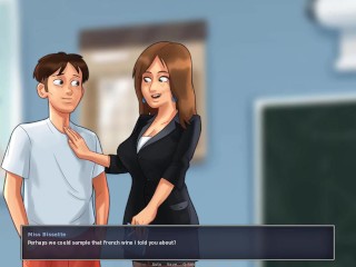 Summertime Saga: College Guy Is Having Sex With His French Professor In Her Office-Ep120