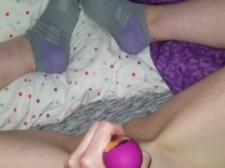 Teasing pussy POV in ankle socks