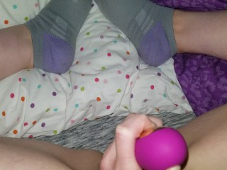 Teasing pussy POV in ankle socks