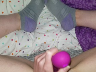 Teasing pussy POV in ankle socks