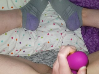 Teasing pussy POV in ankle socks