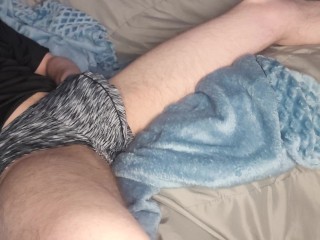 Cute guy masturbates his thick cock until he explodes with creamy cum!