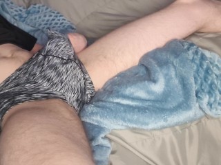 Cute guy masturbates his thick cock until he explodes with creamy cum!