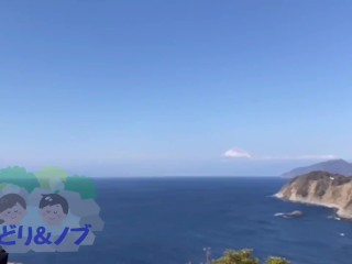 観光地でおっぱいを露出する美人日本人女性 Vol.5